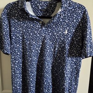 Men's Blue Polo Shirt